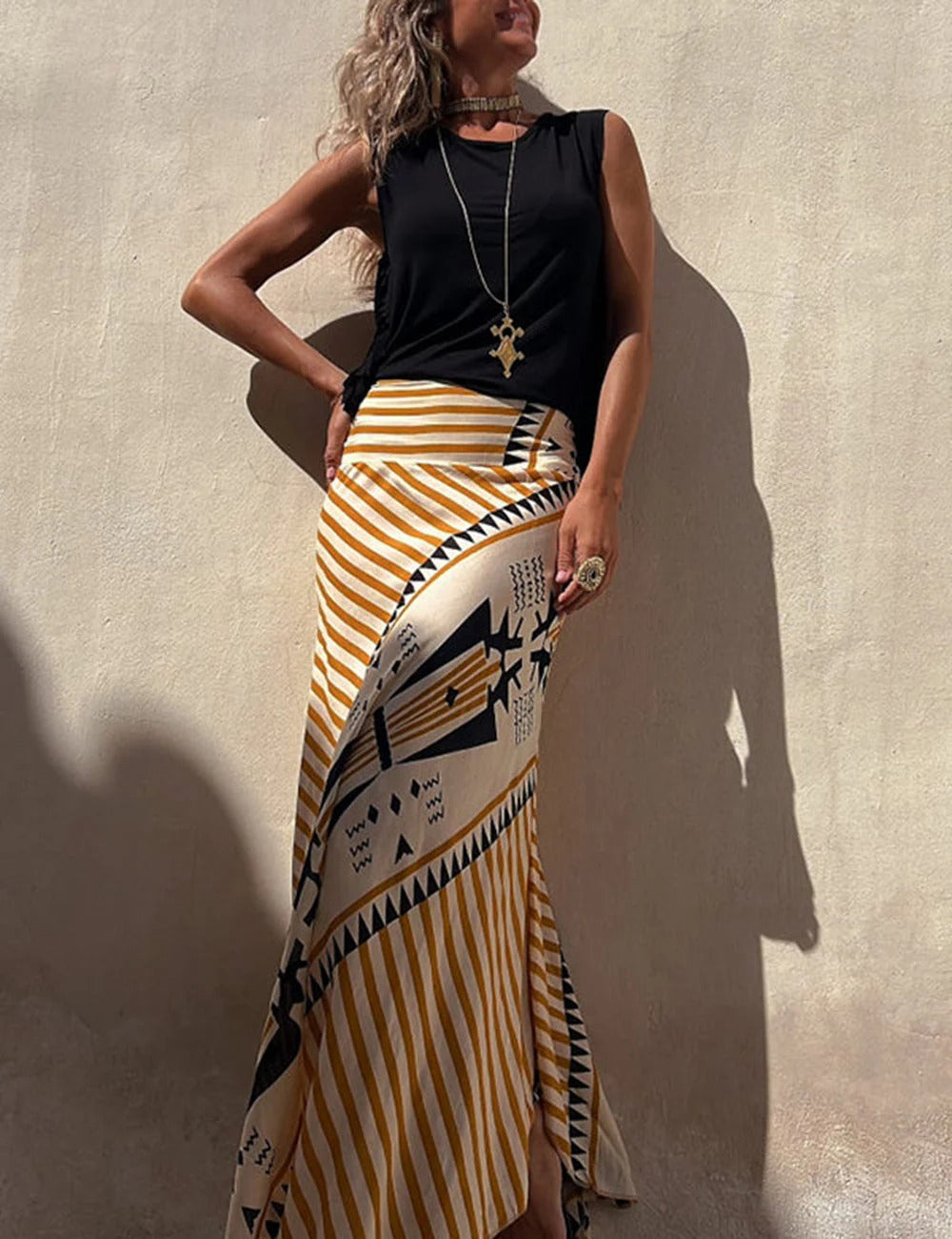Fringe Detail Sleeveless Top