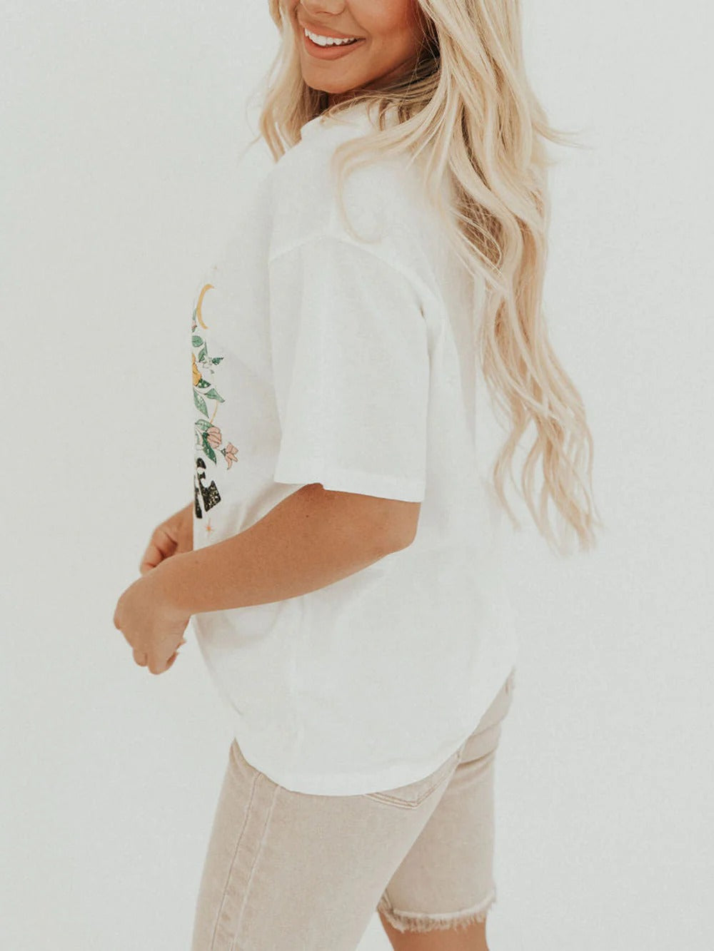Moon Shine Floral Tee