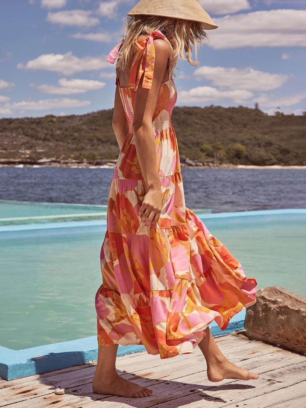 Sunset Glow Maxi Dress
