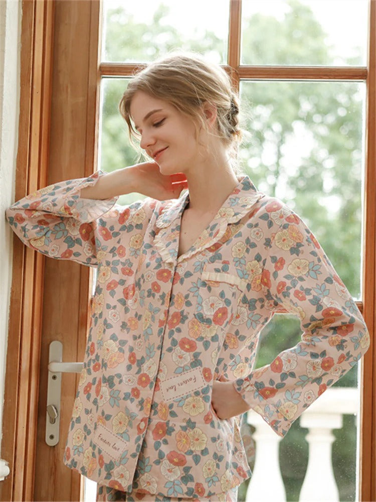 Soft Garden Vintage Pajama Set