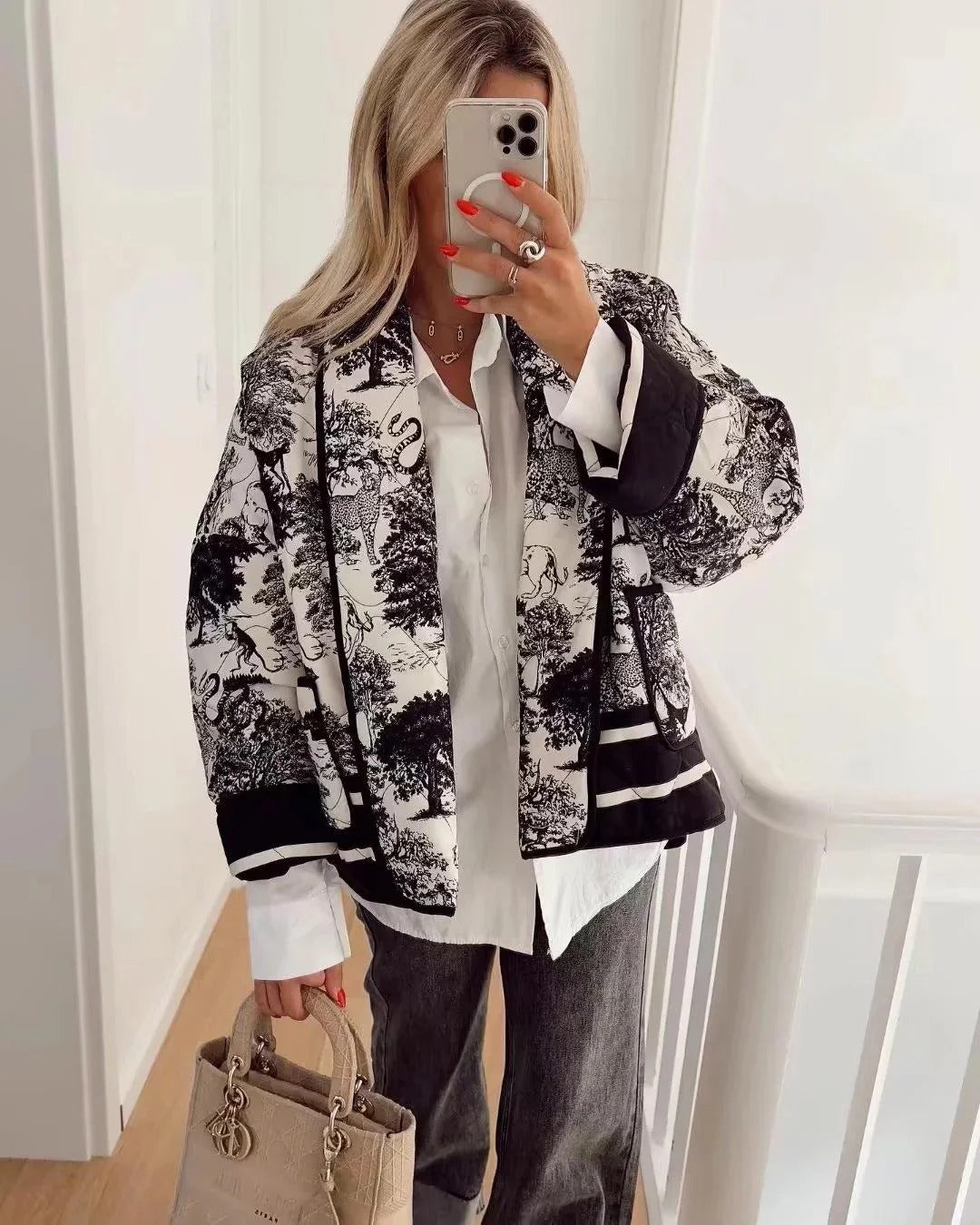 Blue Heritage Quilted Coat