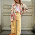 Floral Patchwork Vintage Coat