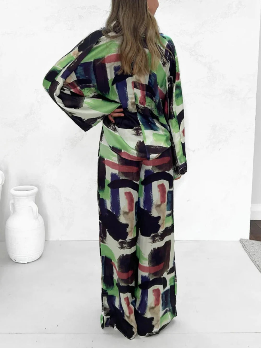 Abstract Muse Pants Set