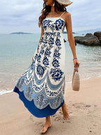 Coastal Bloom Maxi Dress