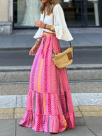 Pink Mirage Maxi Skirt