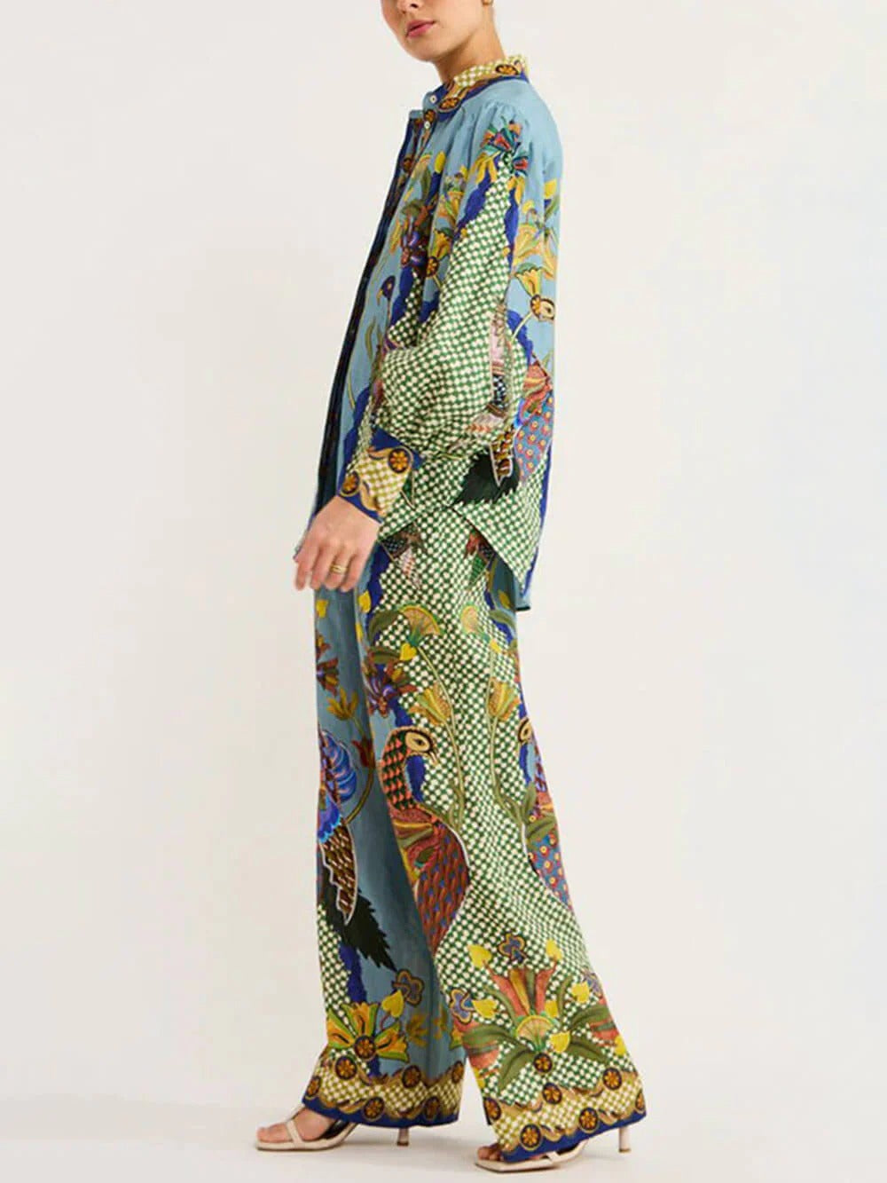 Azure Paradise Pants Set