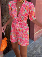 Coral Rush Jumpsuit