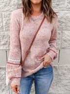Soft Speckled Knit Sweater