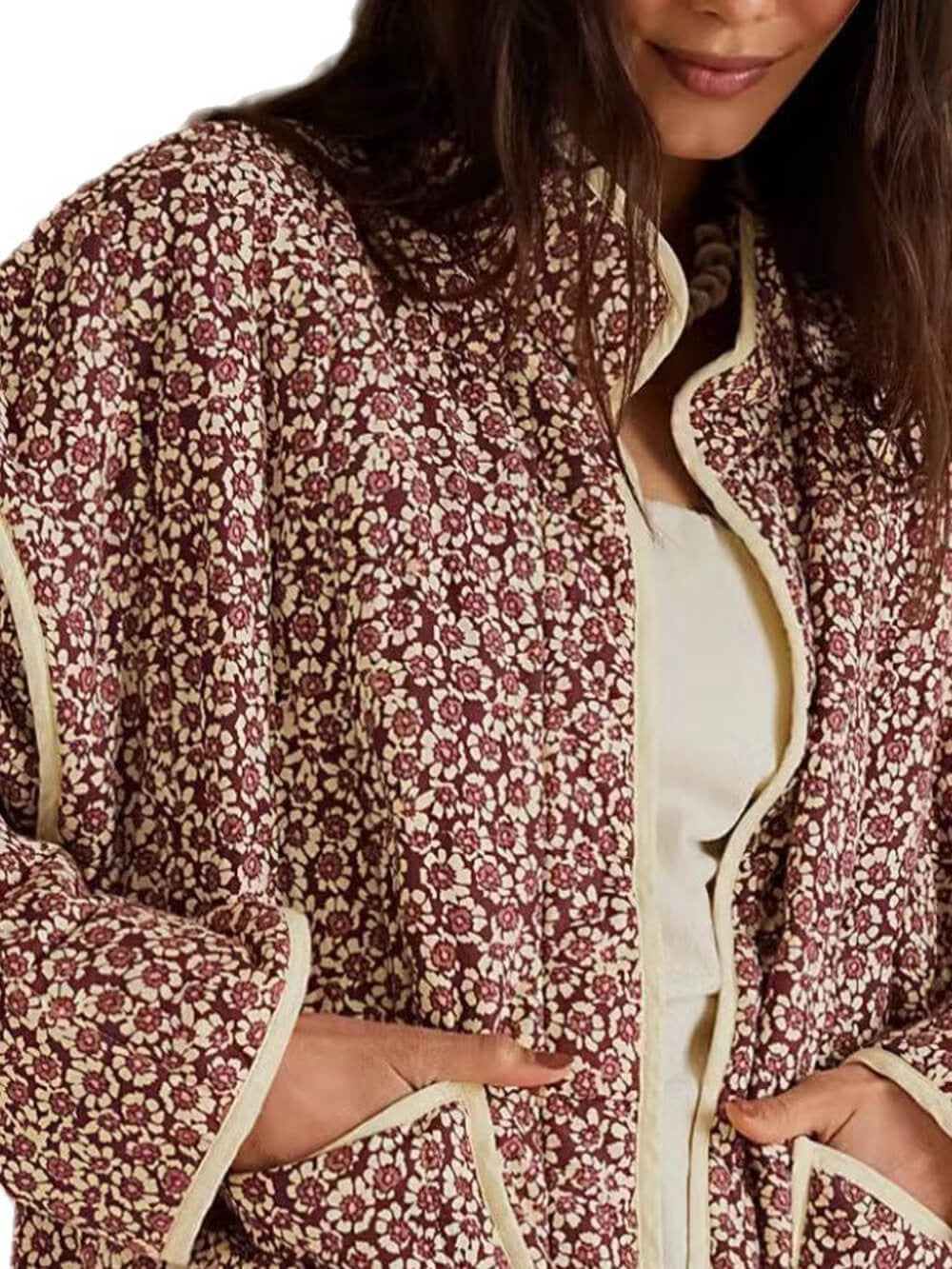Floral Vintage Knit Cardigan