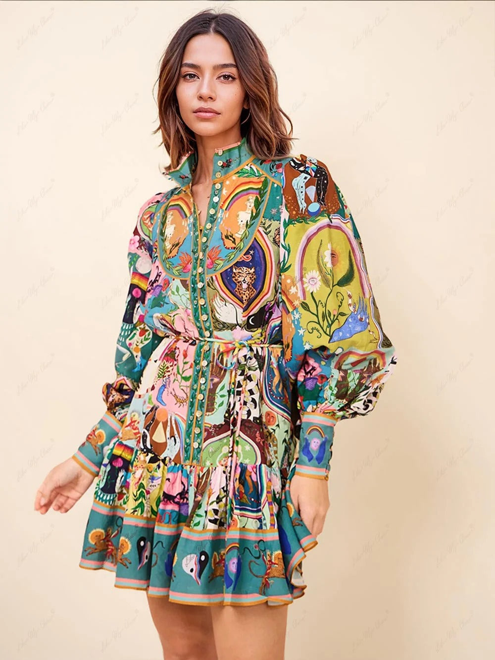Boho Story Mini Dress