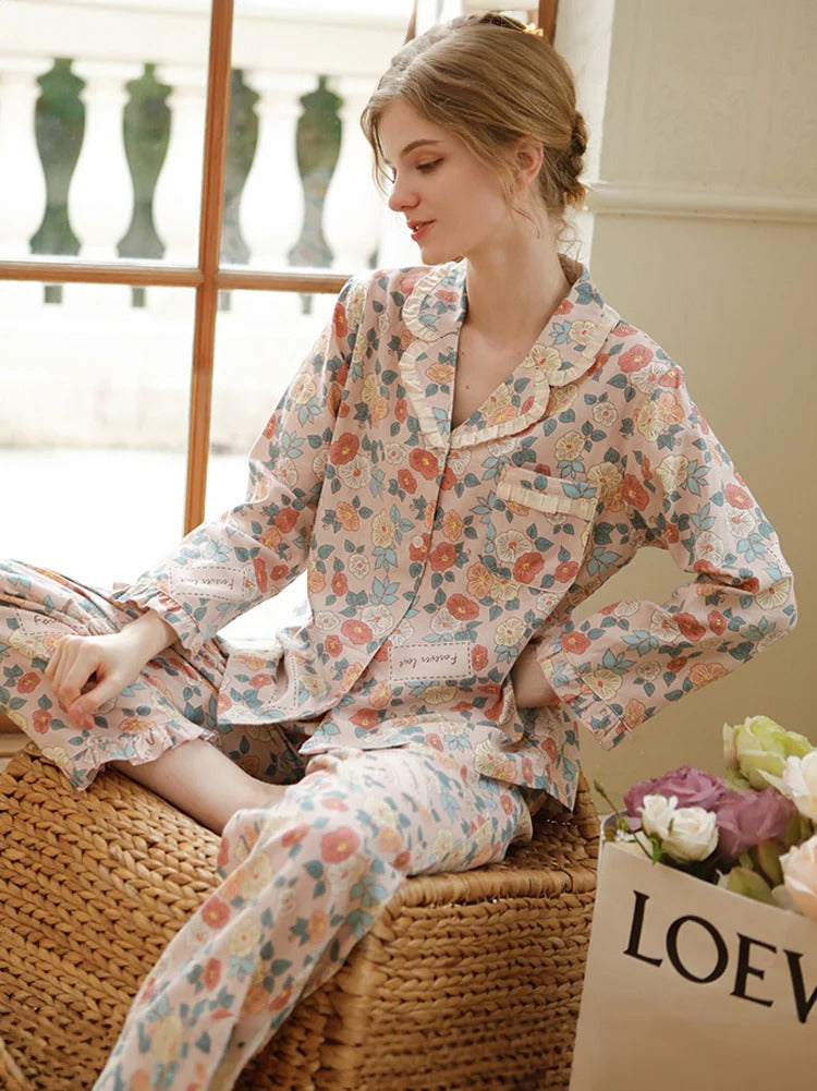 Soft Garden Vintage Pajama Set