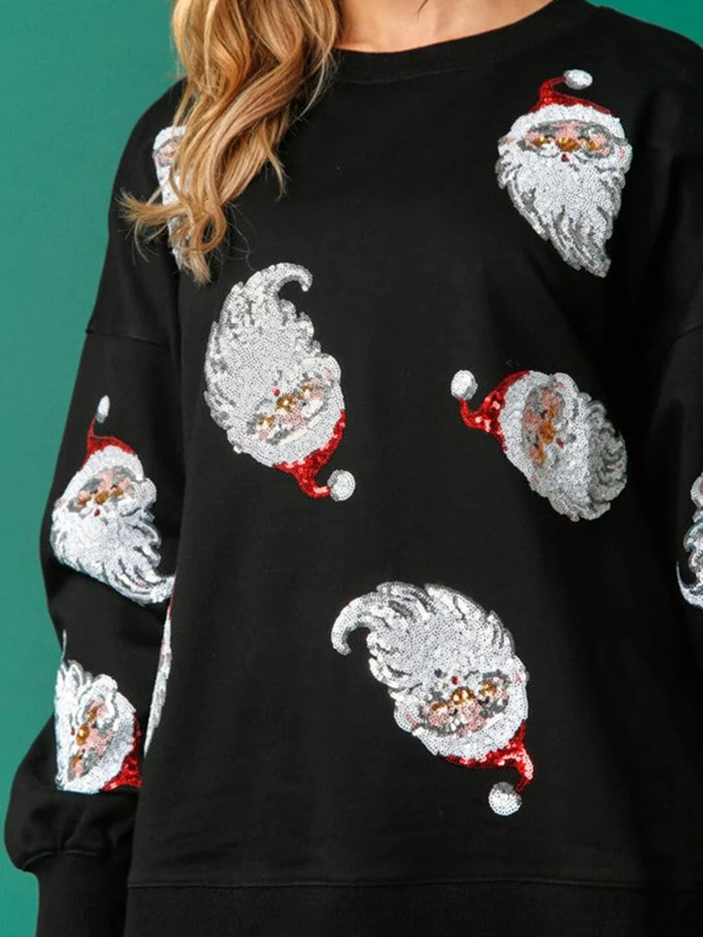 Santa Sparkle Christmas Sweatshirt