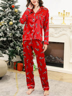 Candy Cane Christmas Pajama Set