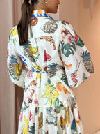Tropical Escape Midi Dress