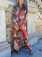 Sunset Bloom Pants Set