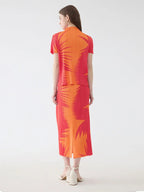 Sunset Aura Pleated Set