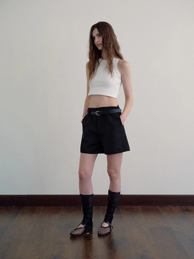 Noir Tailored Shorts