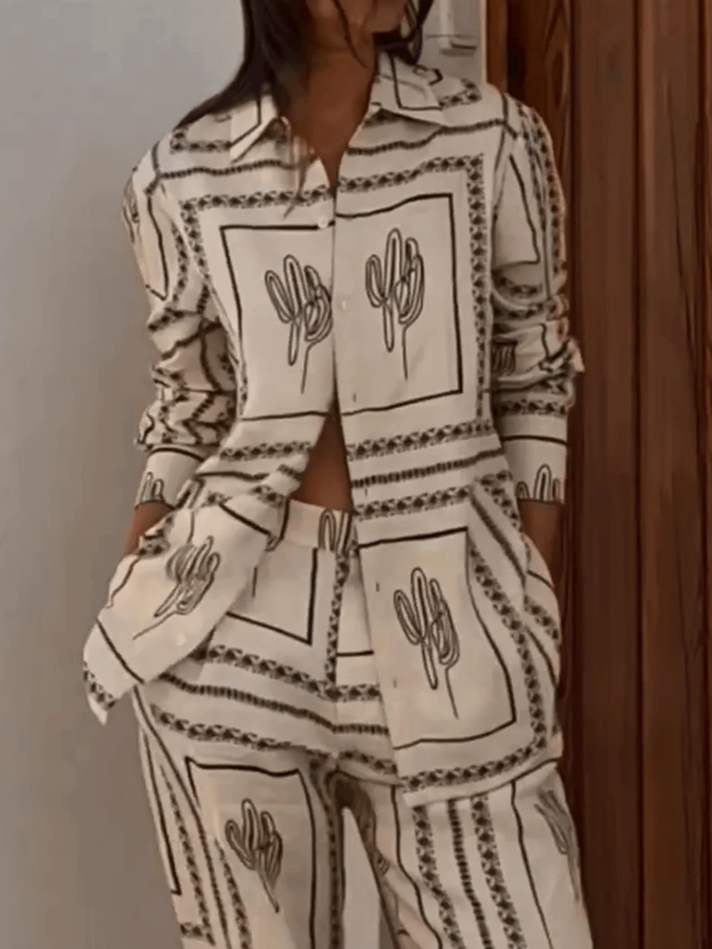 Desert Lines Pants Set