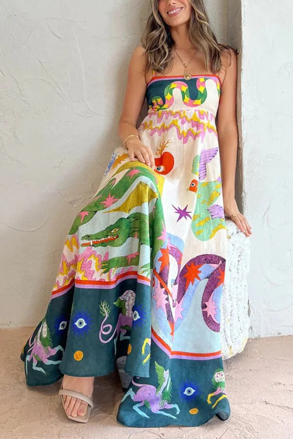 Cosmic Garden Maxi Dress