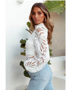 Elegant Lace High Neck Top