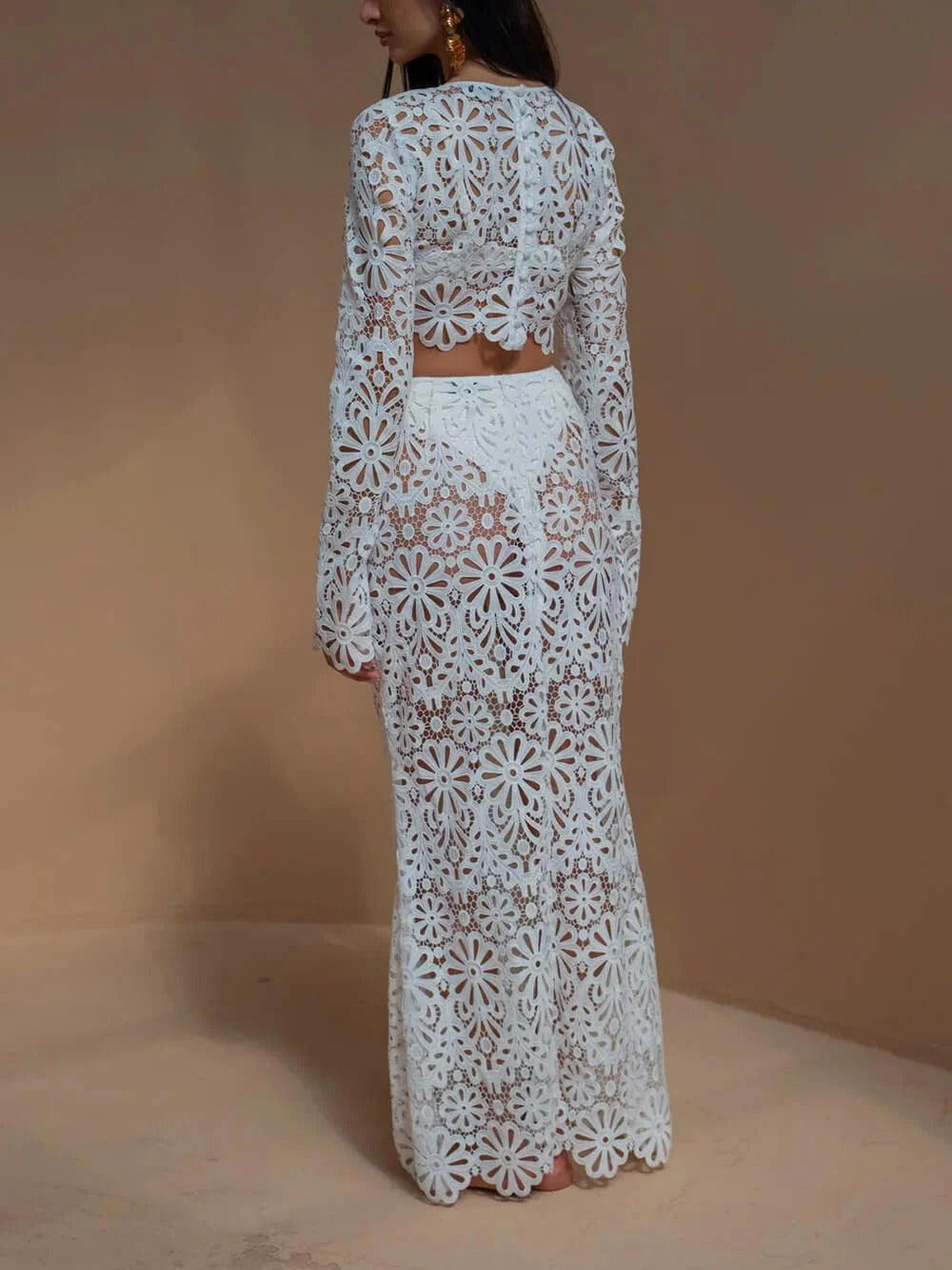Sunset Lace Skirt Set