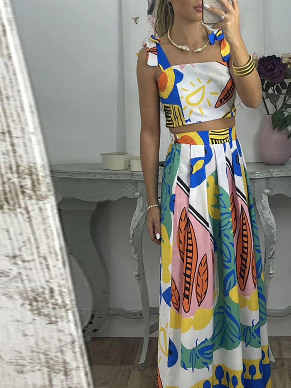 Color Muse Skirt Set