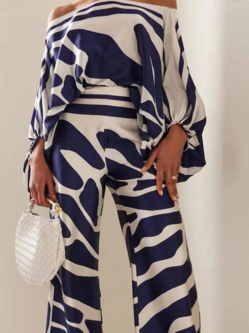 Midnight Wave Pants Set