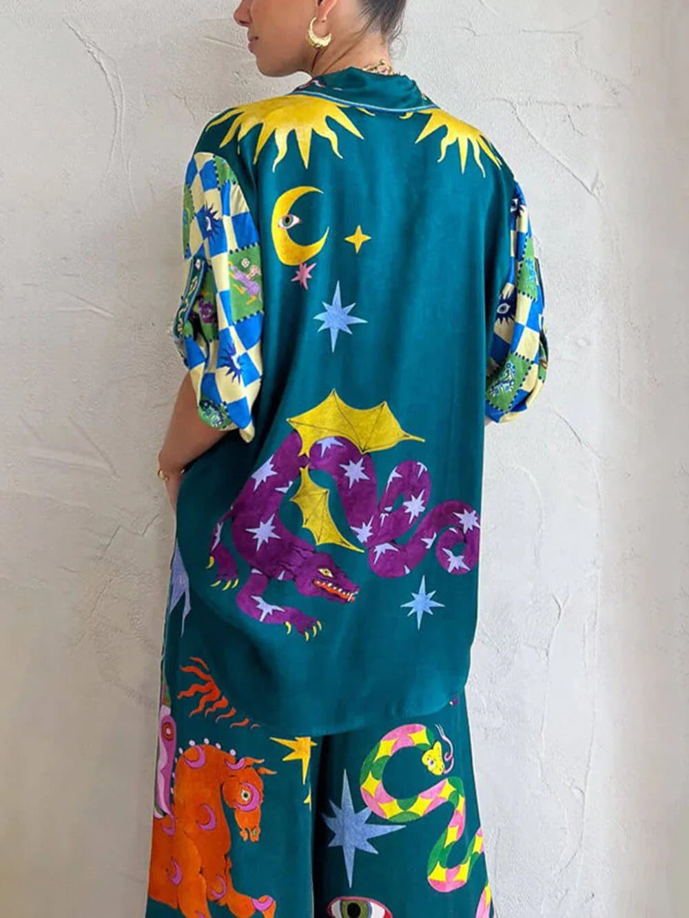 Midnight Celestial Pants Set