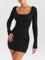Midnight Curve Mini Dress