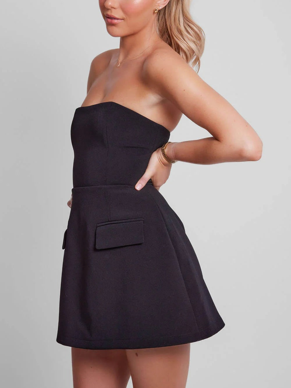 Chic Noir Mini Dress