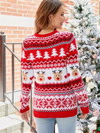 Reindeer Festive Knit Sweater