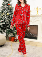 Candy Cane Christmas Pajama Set