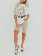 Moon Shine Floral Tee