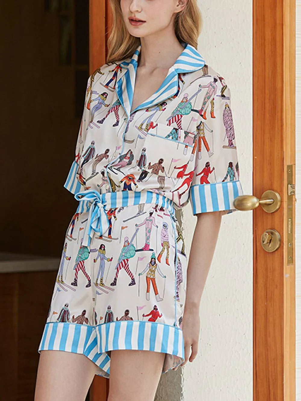 Chic Art Lounge Pajama Set