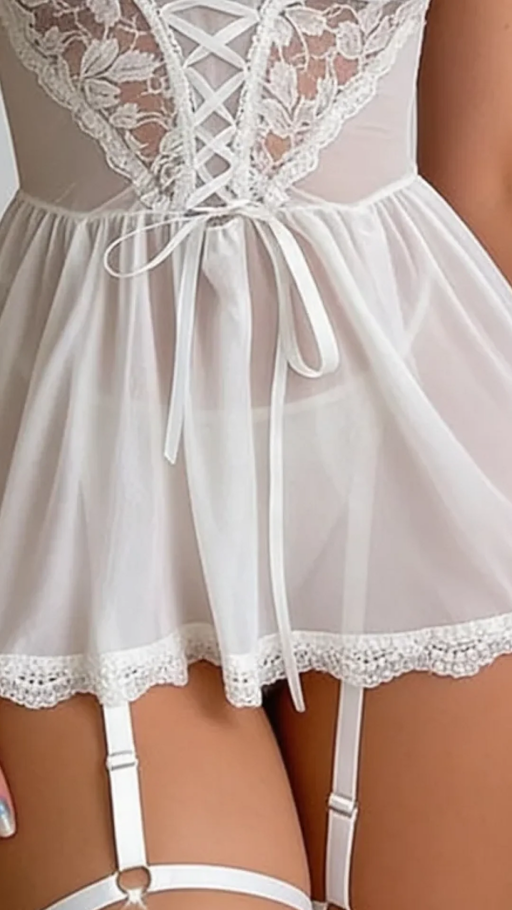Noir Whisper Babydoll