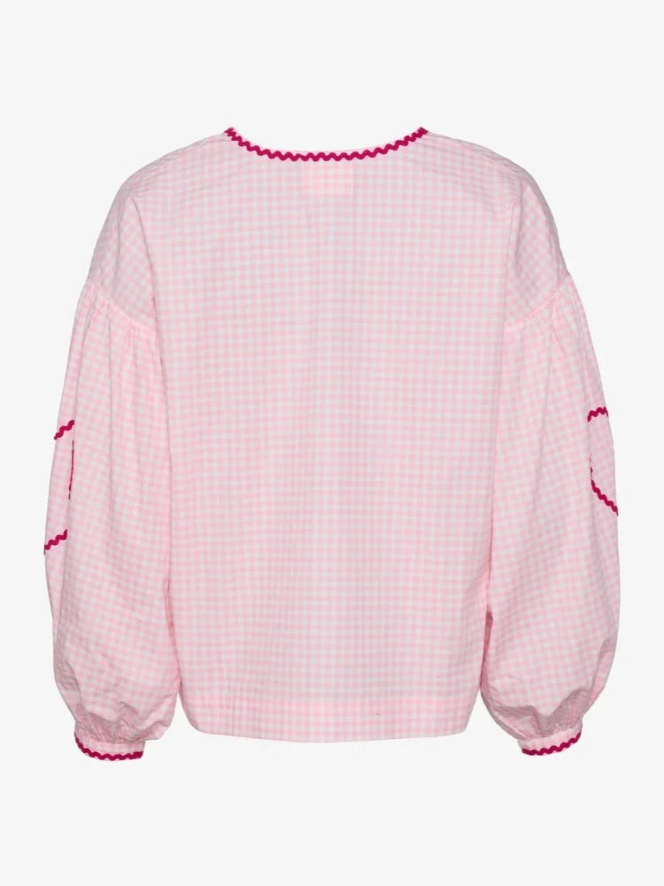 Sweet Heart Gingham Blouse