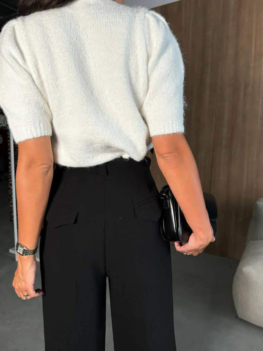 Chic Bow Knit Top