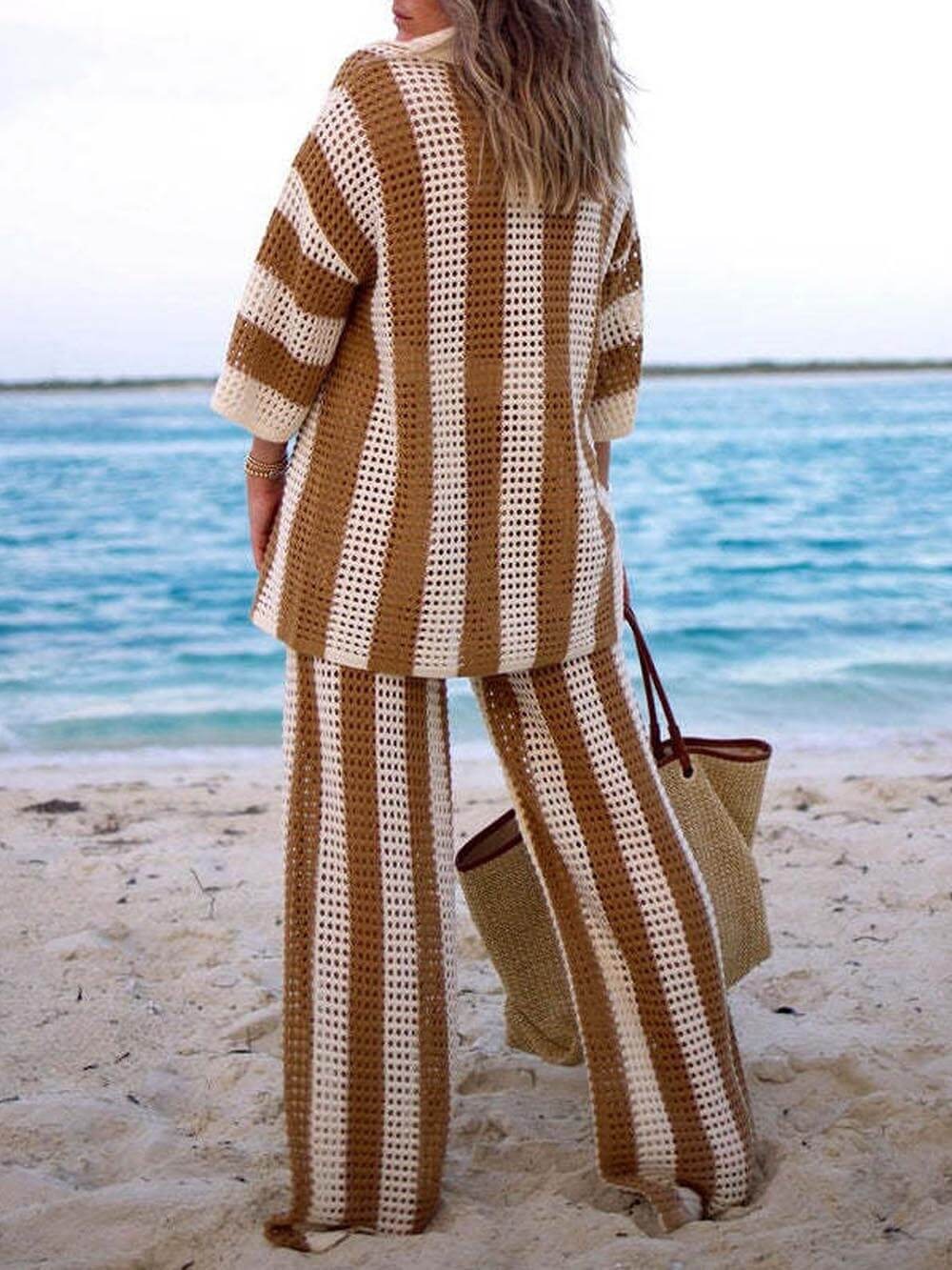 Coastal Knit Pants Set