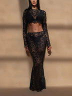 Sunset Lace Skirt Set