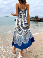 Coastal Bloom Maxi Dress