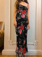 Midnight Rose Maxi Dress