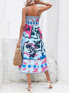 Sunset Mosaic Maxi Dress