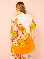 Women’s Luxe Floral Wide-Leg Pants Set