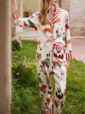 Cozy Holiday Puppy Long Pajama Set