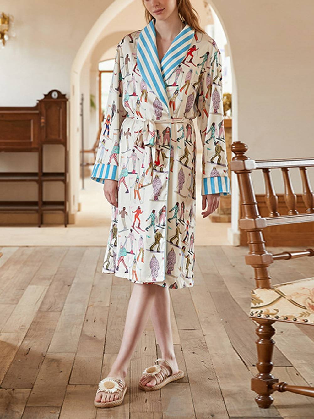 Sunset Lounge Robe Set