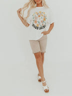 Moon Shine Floral Tee