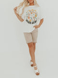 Moon Shine Floral Tee