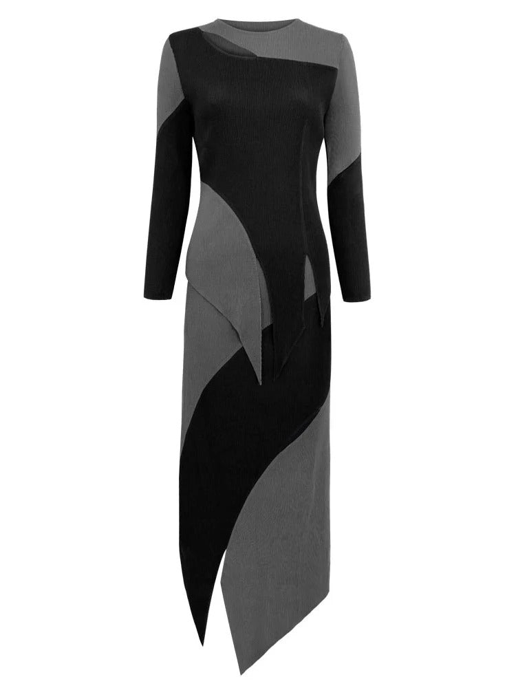 Midnight Sculpt Skirt Set