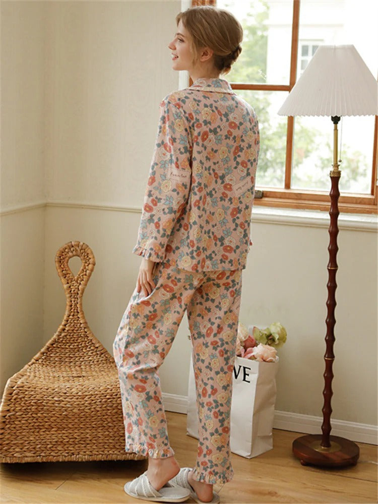 Soft Garden Vintage Pajama Set