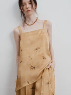 Minimalist Printed Strap Top